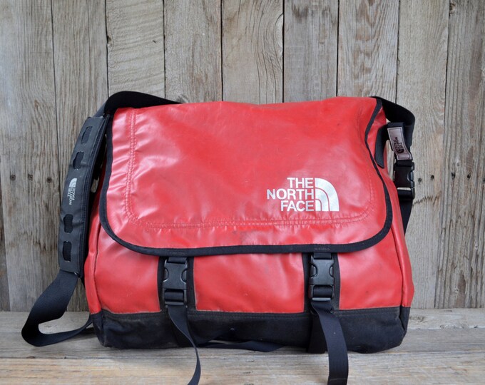 Vintage Waterproof Red the North Face Messenger Tool Bag - Etsy
