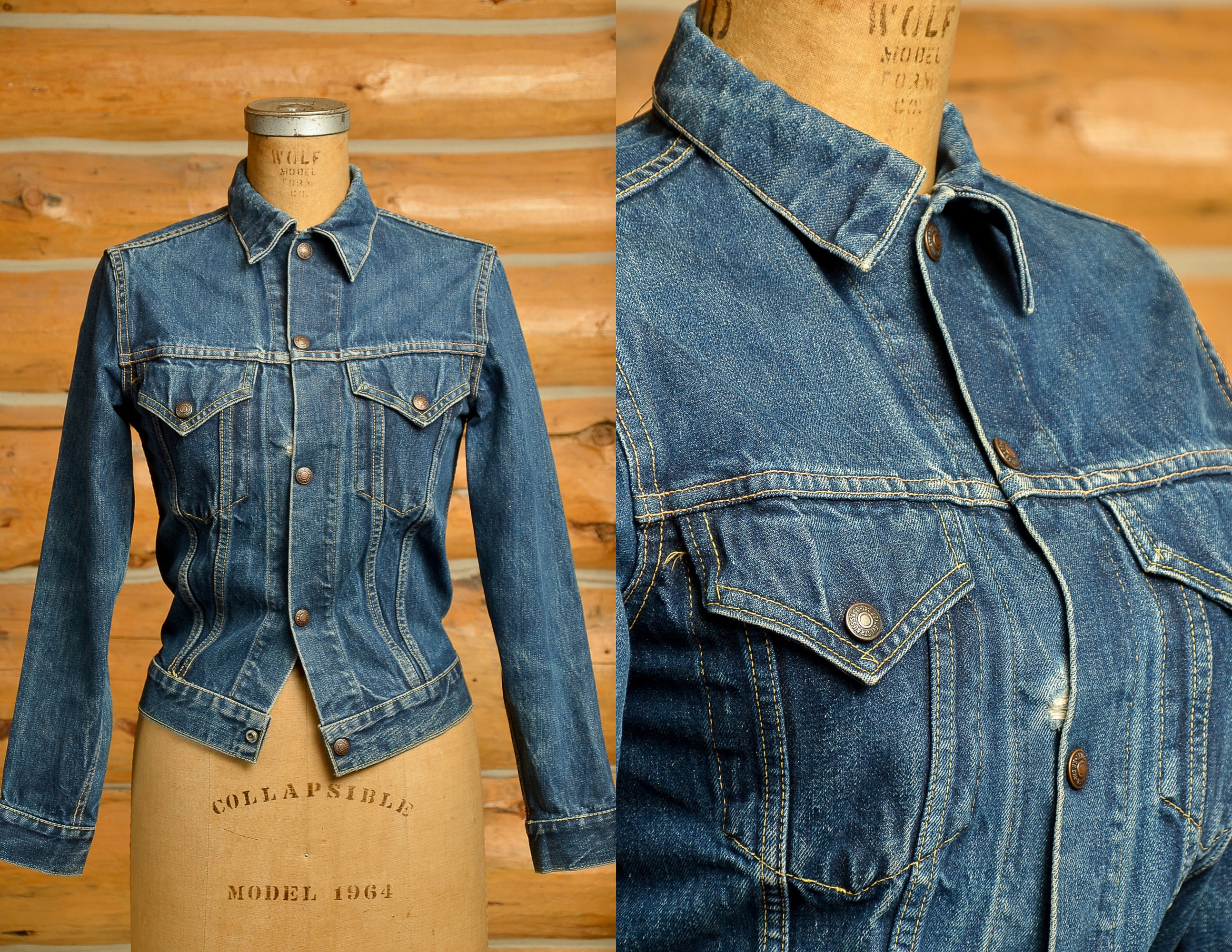 levi's indigo denim jacket