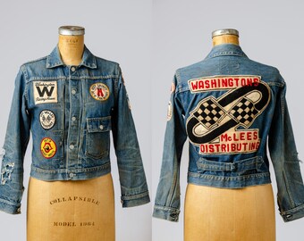 Vintage Warehouse Japan Jeans Trucker Jacket Small Warehouse