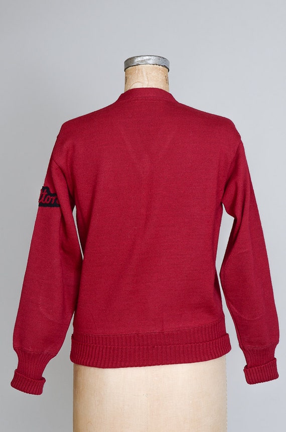 1940s Stadium Sweater Lasley Knitting Co. Seattle… - image 4
