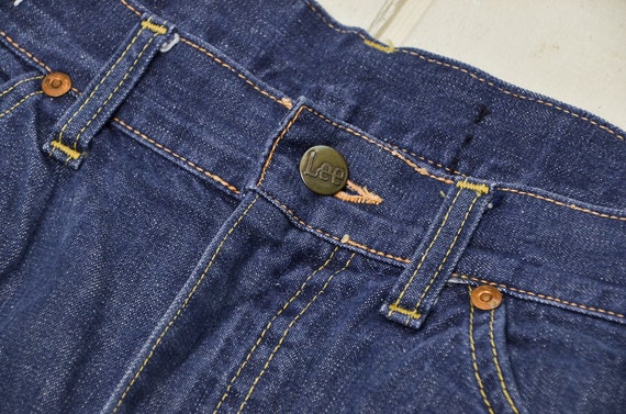 1960s LEE Sanforized Union Made Black Label Jean … - image 2