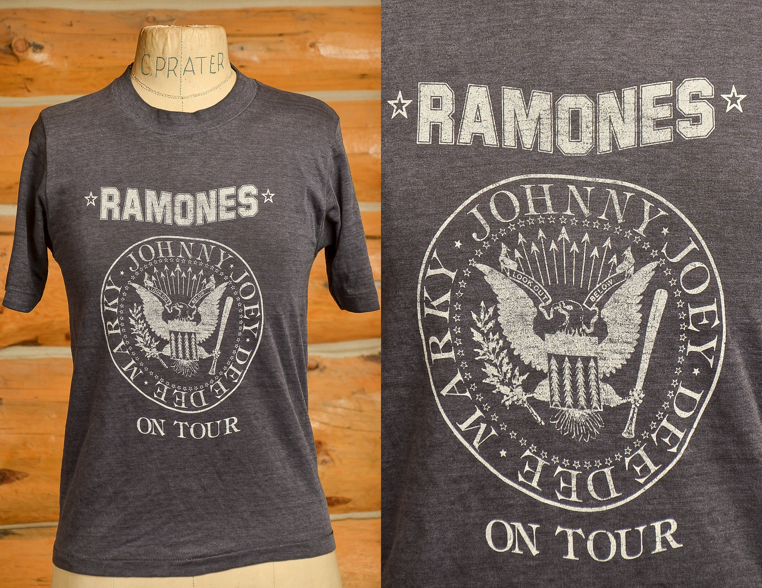 【MODERNIF】Ramones Pigment Short Sleeve T-Shirt MODERNIF】Ramones Pigment Short Sleeve T-Shirt Madeworn