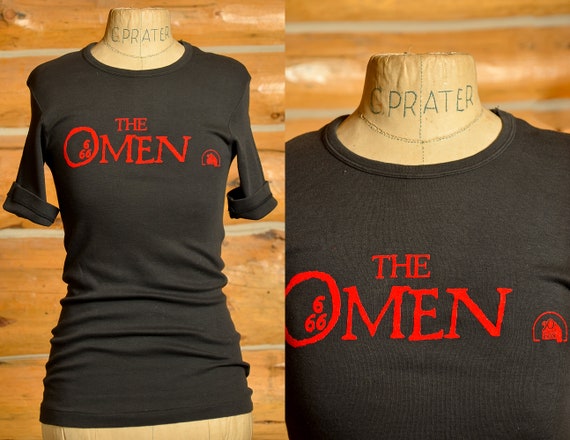 1970s The Omen Original Movie Promo T Shirt - image 1