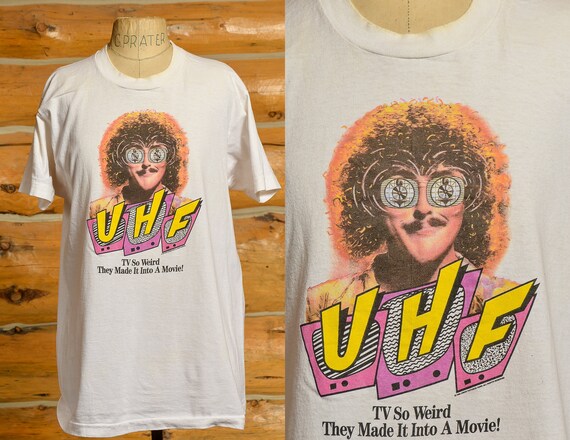 1980s Weird Al Yankovic UHF Movie Promo T Shirt