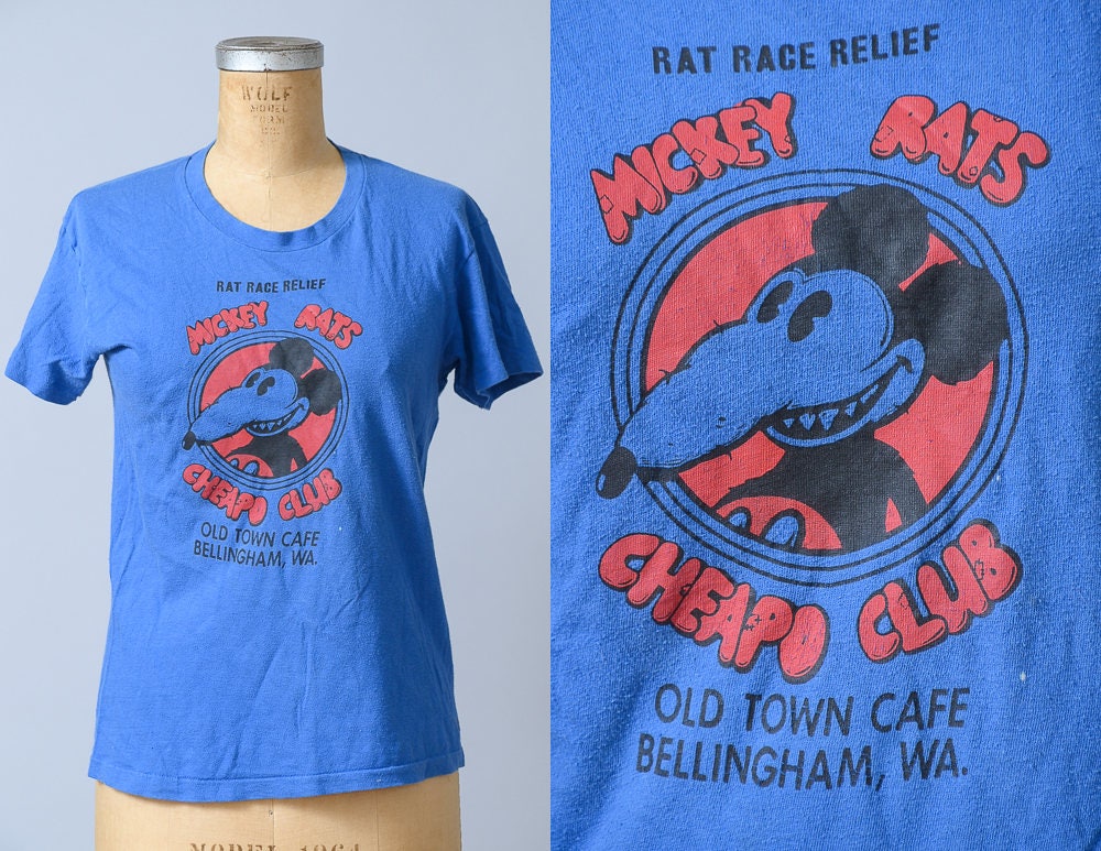 vintage mickey rat shirt