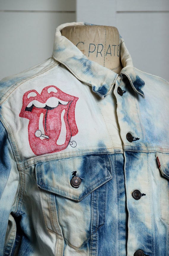 The Washed Denim Jacket Stone Bleach