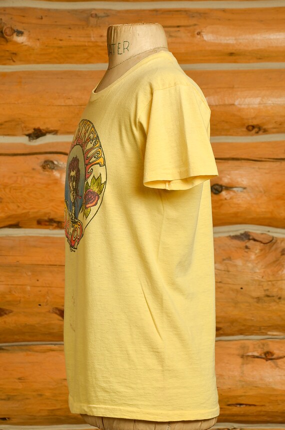 1970s Grateful Dead Bertha Yellow Cotton Hippie T… - image 3