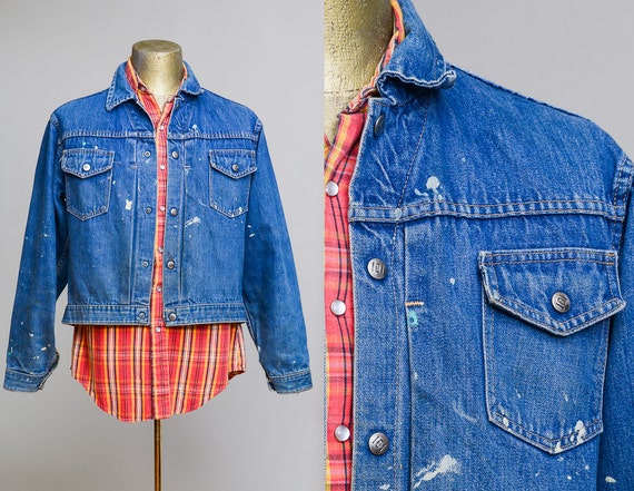 1950s Montgomery Ward 101 Indigo Selvedge Denim Je