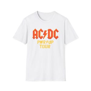 T-Shirt Tournée PWR UP AC/DC - Produit Officiel - Design Exclusif