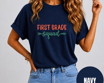 Comfort Colors Teacher Shirt, Back To School Graphic Tee, Retro Kindergarten Apparel, Retro Graphic Shirt, Vintage Aesthetic Apparel