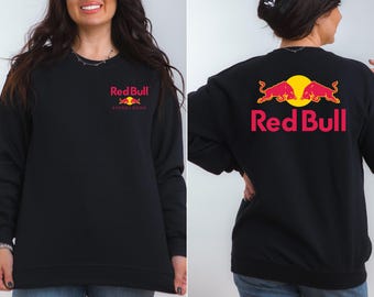 Red Bull Sweatshirt, Red Bull Energy Drink Hoodie, Red Bull Logo Sweatshirt, Red Bull Lover Shirt, Red Bull Hoodie, Energy Drink Shirt