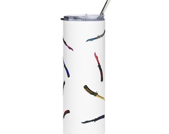 CS2 Butterfly Knives Tumbler | 20oz Stainless Steel Travel Cup