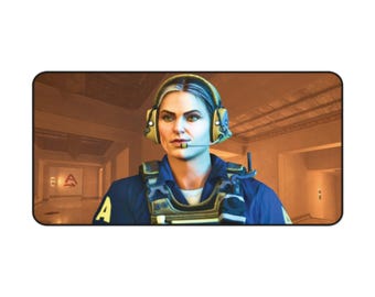 Agent Eva CS2 XXL Desk Mat 16" x 32"