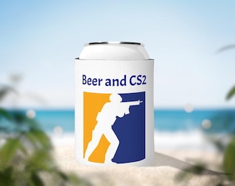 Beer and CS2 Can Cooler Sleeve | Can Cooler