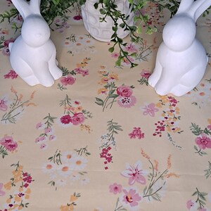 Table Runner,  Spring Table Runner,  Floral Table Runner,  Easter Table Runner,  Yellow Spring Runner