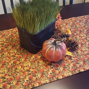 Fall Table Runner,  Autumn Table Runner,  Harvest Table Runner,  Thanksgiving Table Runner