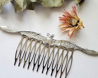 Bat Hair Comb | Vampire Bat Haircomb | Gothic Hair Accessories | Tween Girl Gift | Fantasy Cosplay