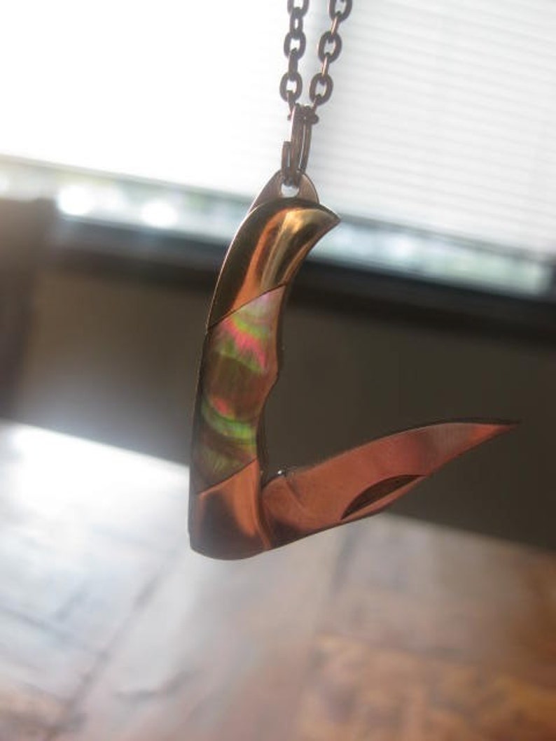 Mini Pocket Knife Necklace Mens Gift Folding Knife Etsy