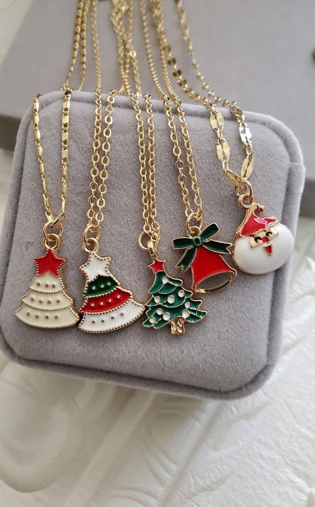 Christmas Tree Christmas Necklaces To Make Christmas Necklace