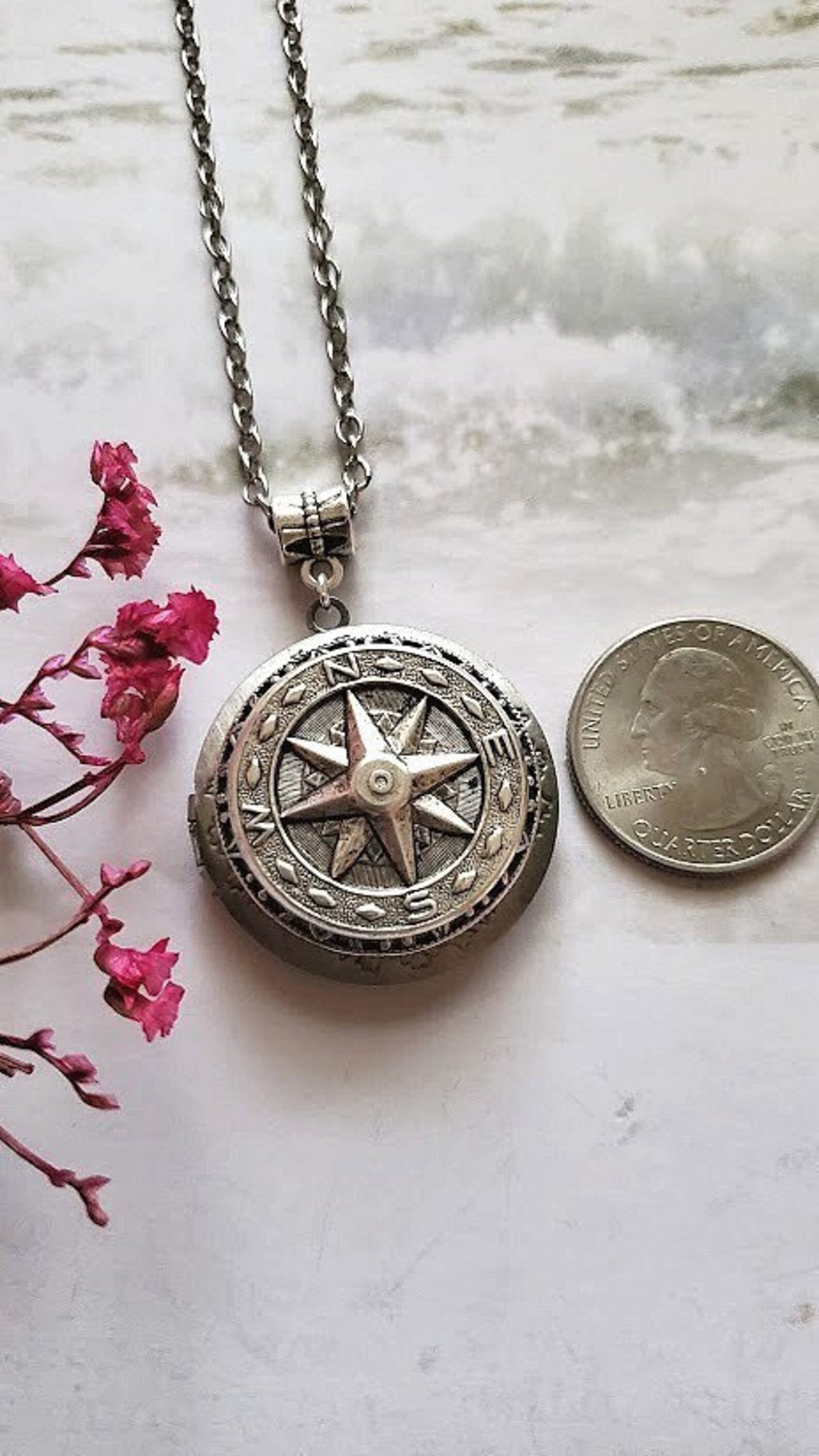 Compass Locket | True North Locket | Art Pendant | Guide Me ...