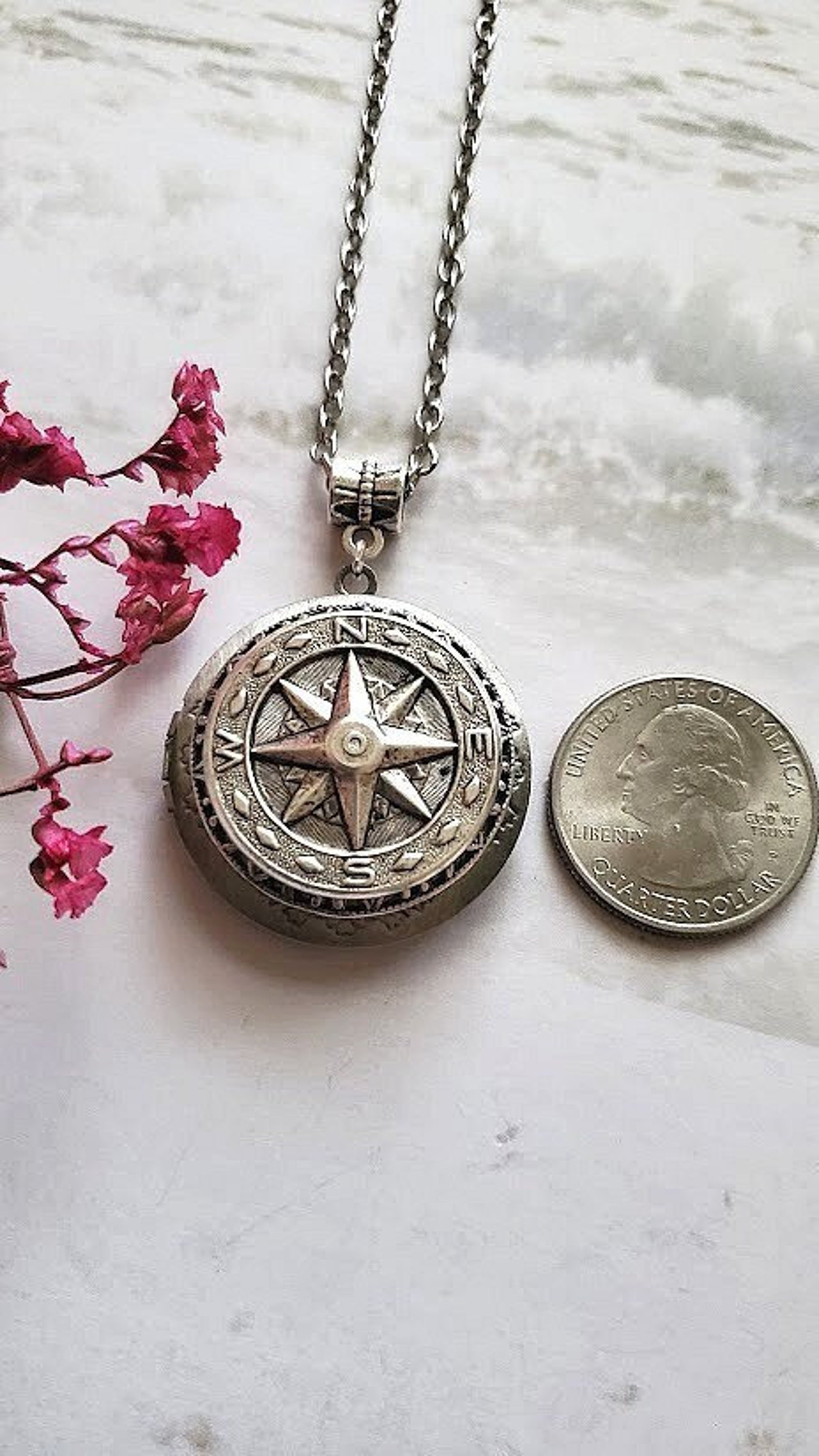 Compass Locket | True North Locket | Art Pendant | Guide Me ...