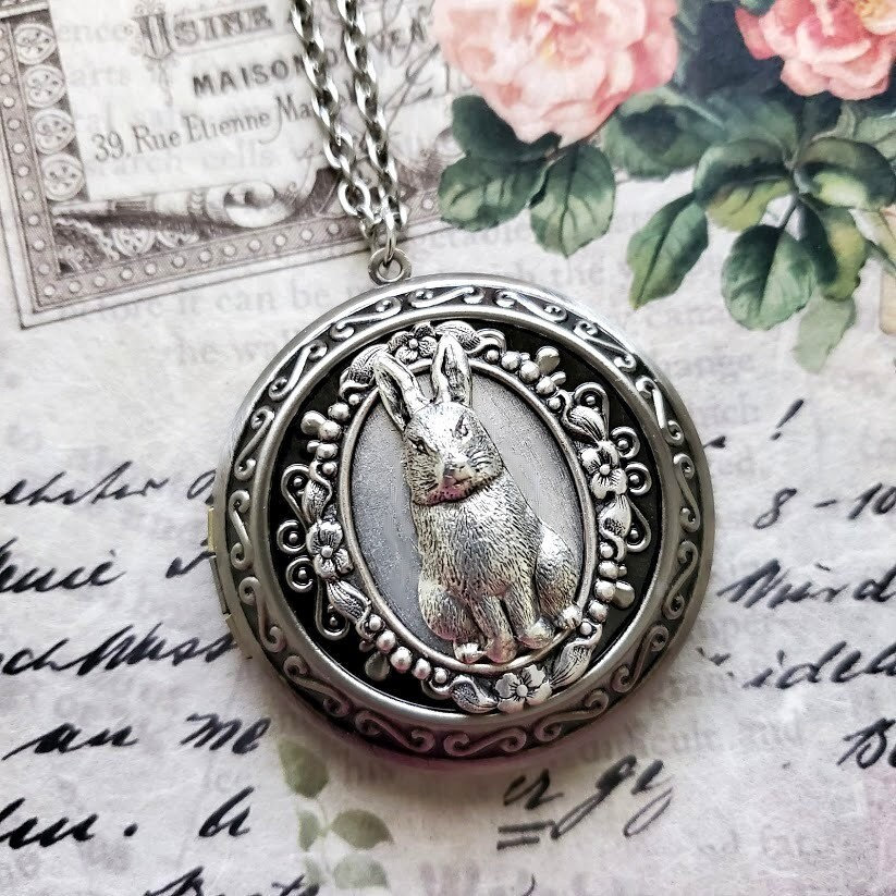 Rabbit locket hotsell