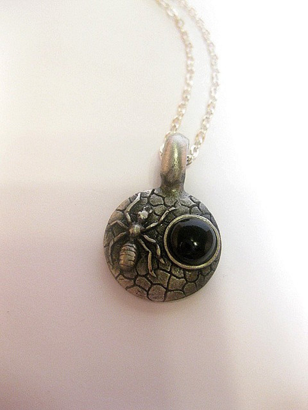 ONEFINITY Collana Ragno In Argento Sterling 925 | Ciondolo Ragnatela Gotico | Gioiello Originale Per Donne