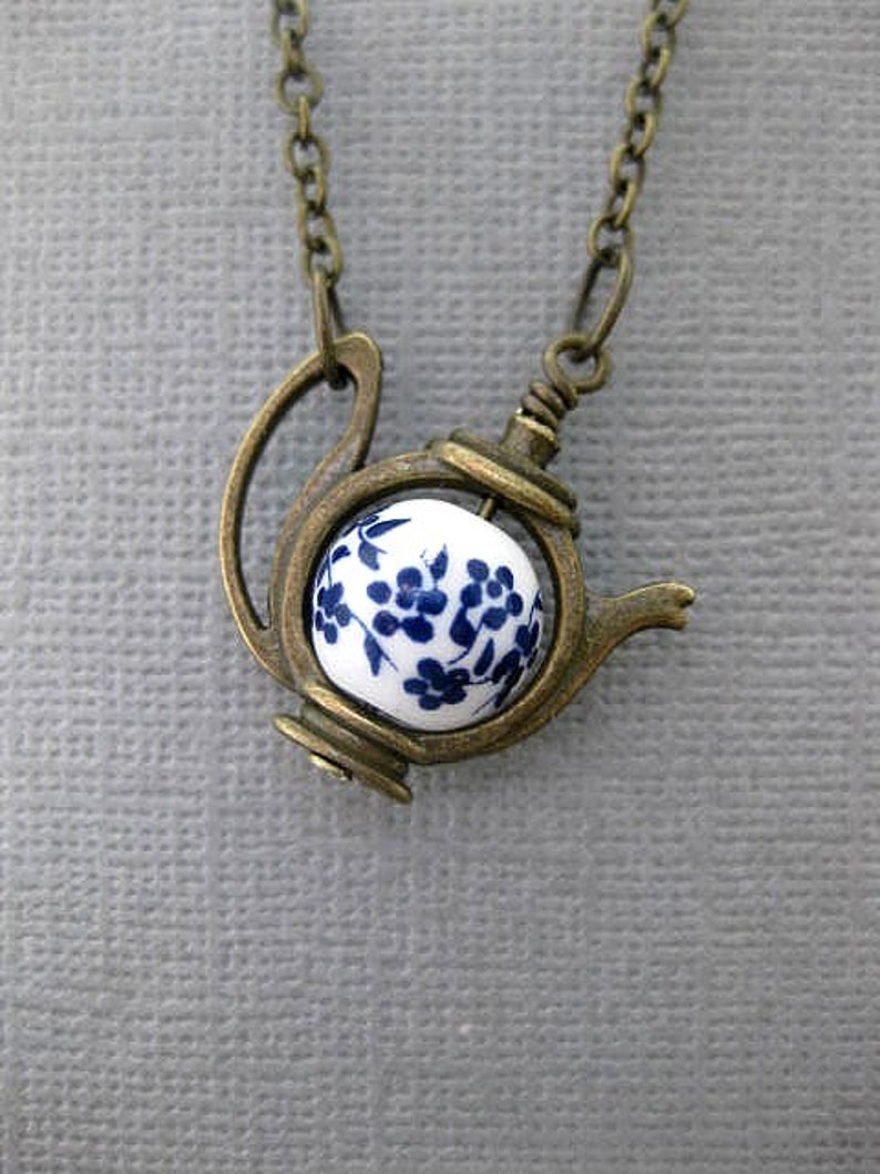 Me Not Necklace Teapot Necklace Alice in Wonderland Etsy
