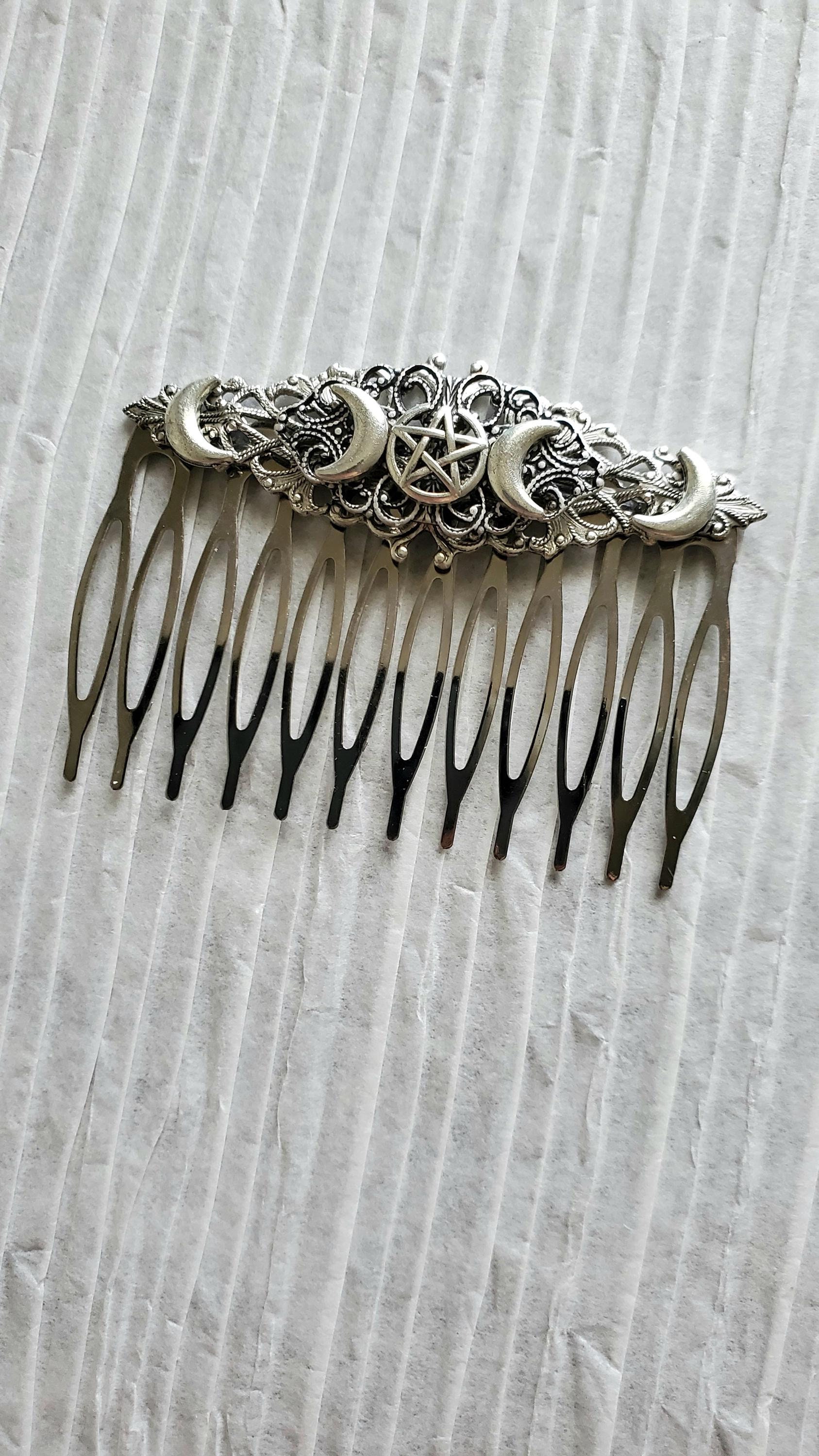 Moon Hair Fork Silver - Etsy