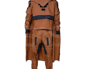 Strój Mandalorianina Boby Fetta | Strój cosplayowy Gwiezdnych Wojen | Bawełniany kombinezon lotniczy