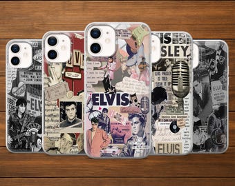 Custodia per telefono Elvis Presley Rock Cover per iPhone 17Pro, 16, 15, 14, 13, 12, Samsung S26, S25, S24, S23, S22, A16, A26, A37, A56, Pixel 10, 9