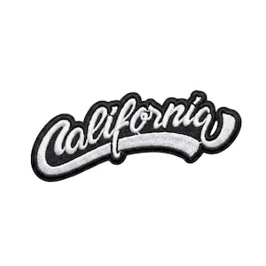 California Script Embroidered Patch