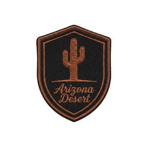 Arizona Desert Cactus Embroidered Patch