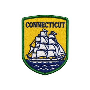 Connecticut Tall Ship Embroidered Patch