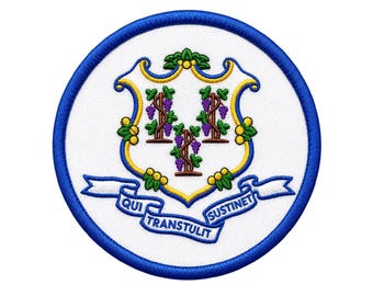 Connecticut State Seal Embroidered Patch