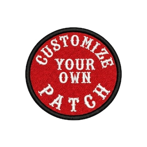 Custom Round Patch – Personalized Circle Embroidered Patch