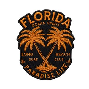 Florida Surf Club Patch Paradise Life