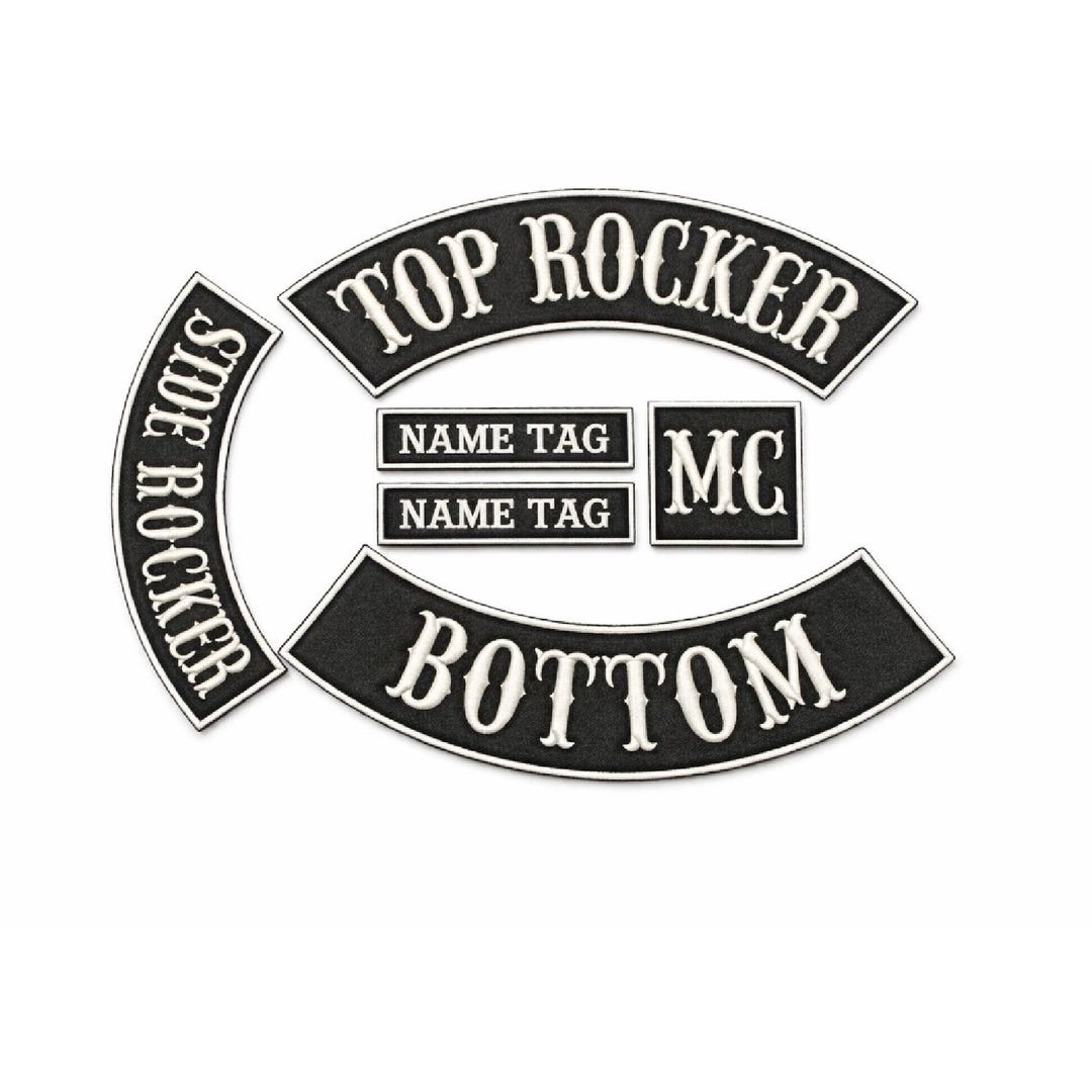 Tyler Patch Rocker Custom Rocker Patch Set – Personalized MC Vest Patches - Etsy