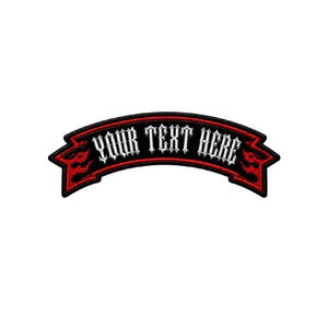 Custom Ribbon Patch – Personalized Text Banner