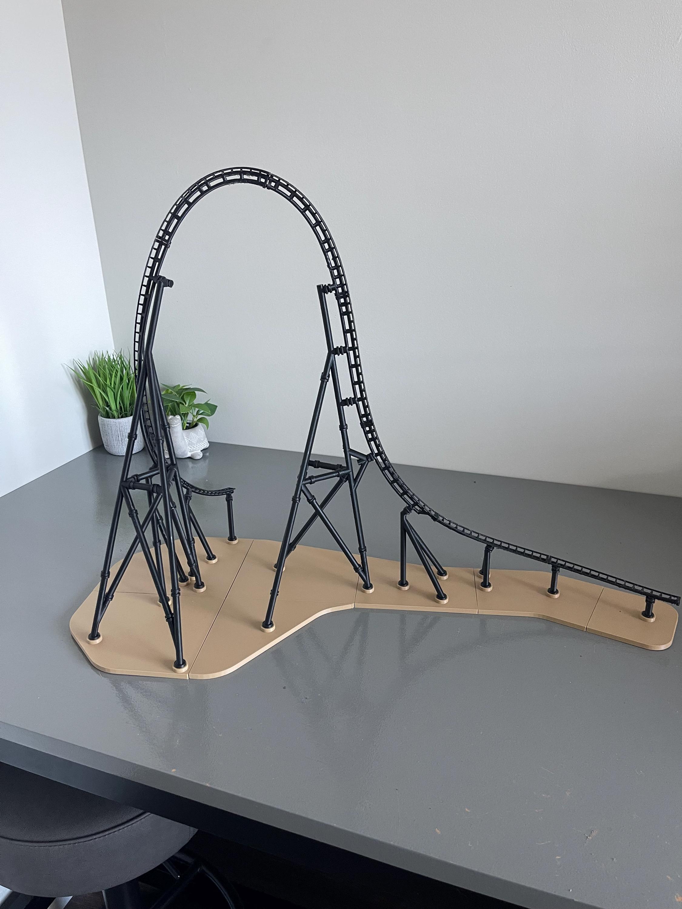 Roller Coasters Rapter The Raptor (velocicoaster Inspired) Roller Coaster Model Kit - Etsy