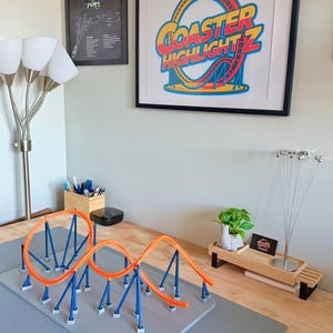 Kit de maquetas de montaña rusa Interlock (inspirado en Dominator)