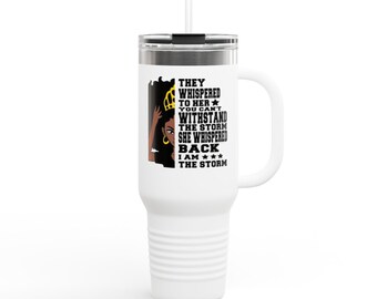 40 Unzen Thermobecher Widerstehen dem Sturm Inspirational Tumbler