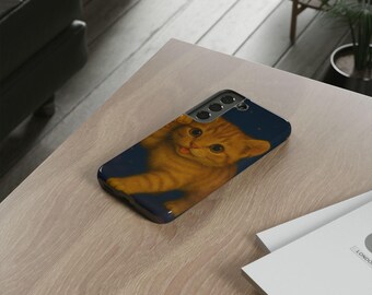 Ginger Kitten Handyhülle: Verspielte Katzenzungen Schutzhülle
