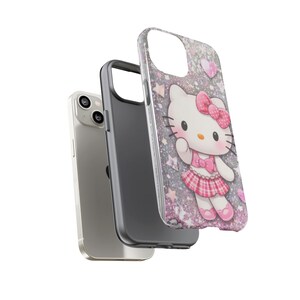 ハローキティ ピンクグリッター タフフォンケース 画像 19