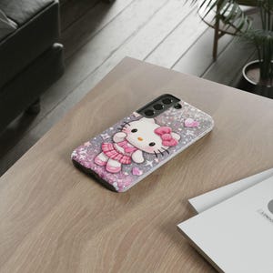 ハローキティ ピンクグリッター タフフォンケース 画像 6
