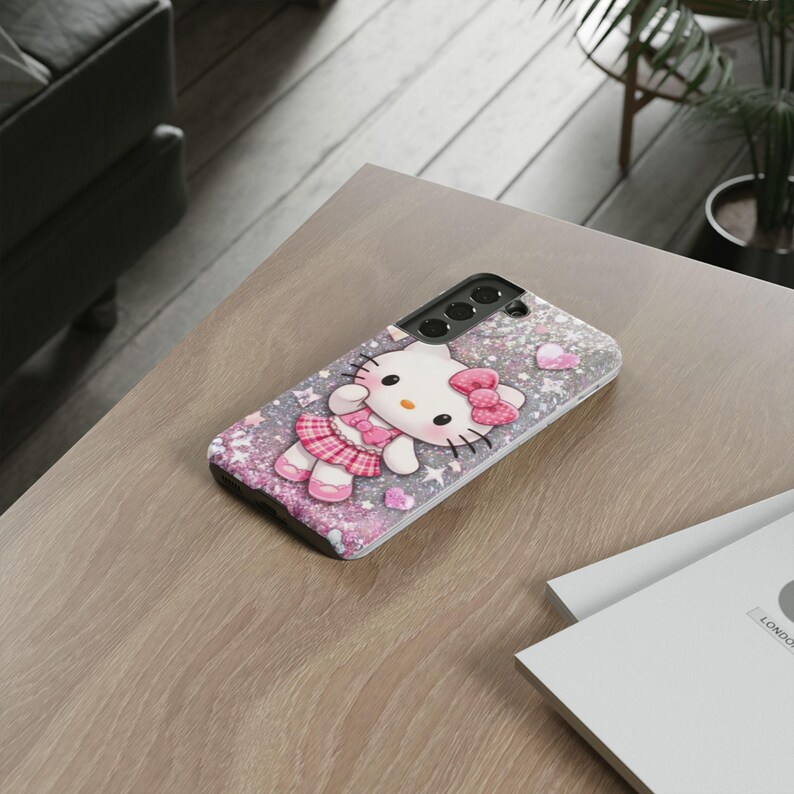 ハローキティ ピンクグリッター タフフォンケース 画像 8