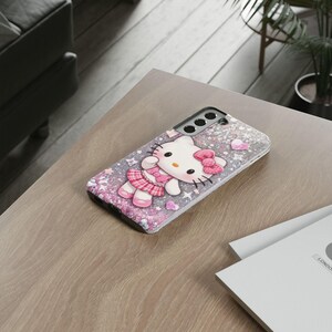 ハローキティ ピンクグリッター タフフォンケース 画像 12