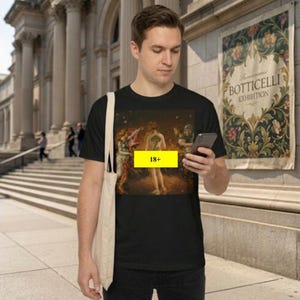 T-shirt med Venus flugfällas födelse | Venus Planet Art