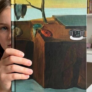 Persistence of Memory Journal Reversed | Surrealist Art Cover, 5"x7" Ruled Notebook