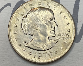 1979 D Susan B Anthony Dollar Coin Uncirculated